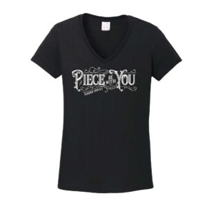 Piece Be With You T-Shirt - Womens V-Neck
